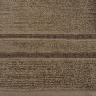 Eurofirany, ręcznik Dina, 30-50 cm, ciemnobeżowy