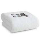 Eurofirany, ręcznik dziecięcy, 100-100 cm, biały