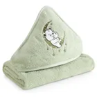 Eurofirany, ręcznik dziecięcy baby, 100-100 cm, miętowy