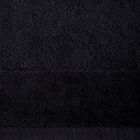 Eurofirany, ręcznik, Fero, 50-90 cm, czarny