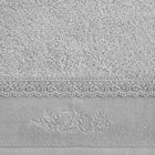 Eurofirany, ręcznik Sisi, 50-90 cm, srebrny