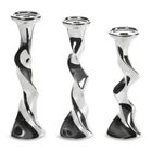 Eurofirany, świąteczna ceramika, 11-11-32 cm, srebrny