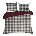 Eurofirany, świąteczny komplet pościeli, Aaron, 220-200 cm, biały