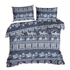 Eurofirany, świąteczny komplet pościeli, Fjord, 160-200 cm, granatowy