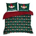 Eurofirany, świąteczny komplet pościeli, Galdor, 220-200 cm, zielony