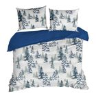 Eurofirany, świąteczny komplet pościeli, Natal, 140-200 cm, biały