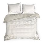 Eurofirany, świąteczny komplet pościeli, Snowflake, 140-200 cm, beżowy