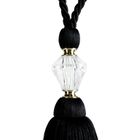 Eurofirany, sznur dekoracyjny, Vilia, 67 cm, czarny