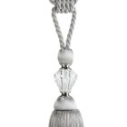 Eurofirany, sznur dekoracyjny, Vilia, 67 cm, srebrny