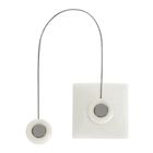 Eurofirany, upinacz dekoracyjny, z magnesem, 6-14 cm, biały