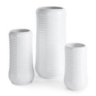 Eurofirany, wazon dekoracyjny, Jason, 11-11-20 cm, biały