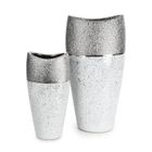 Eurofirany, wazon dekoracyjny, Milo, 20-14-40 cm, biały