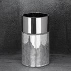 Eurofirany, wazon dekoracyjny, Mirona, 14-25 cm, srebrny