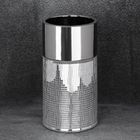 Eurofirany, wazon dekoracyjny, Mirona, 14-30 cm, srebrny