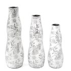 Eurofirany, wazon dekoracyjny, Rita, 10-30 cm, biały