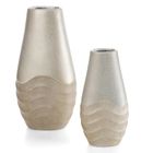 Eurofirany, wazon dekoracyjny, Sani, 13-7-26 cm, beżowy