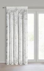 Eurofirany, zasłona gotowa, Celia, na taśmie, 140-270 cm, biały