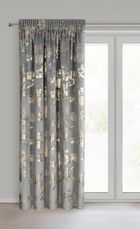 Eurofirany, zasłona gotowa, Celia, na taśmie, 140-270 cm, stalowy