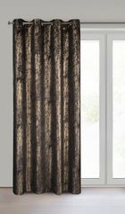 Eurofirany, zasłona gotowa, Dara, 140-250 cm, czarny