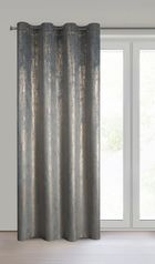 Eurofirany, zasłona gotowa, Dara, 140-250 cm, srebrny