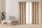 Eurofirany, zasłona gotowa, Darla, 140-250 cm, ciemnobeżowy
