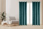 Eurofirany, zasłona gotowa, Darla, 140-250 cm, ciemnoturkusowy