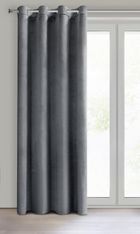 Eurofirany, zasłona gotowa, Darla, 140-250 cm, grafitowy