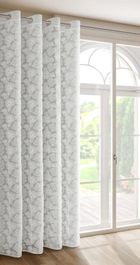 Eurofirany, zasłona gotowa, Jasmin, 140-250 cm, biały