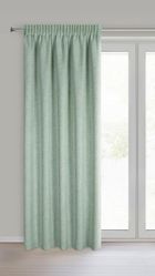 Eurofirany, zasłona gotowa, Jula2, na taśmie, 140-270 cm, ciemnozielony