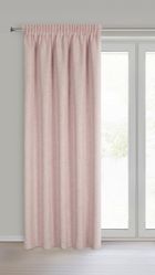 Eurofirany, zasłona gotowa, Jula2, na taśmie, 140-270 cm, pudrowy