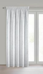 Eurofirany, zasłona gotowa, Marlene, na taśmie, 140-270 cm, biały