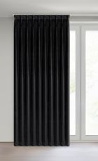 Eurofirany, zasłona gotowa, Melanie, 125-270 cm, czarny