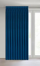 Eurofirany, zasłona gotowa, Melanie, 125-270 cm, granatowy