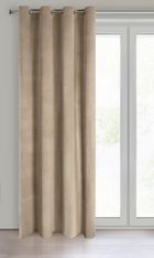 Eurofirany, zasłona gotowa, Melanie, 140-260 cm, ciemnobeżowy