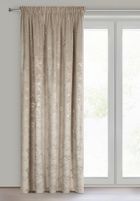 Eurofirany, zasłona gotowa, Raja, na taśmie, 140-270 cm, beżowy