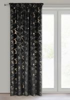 Eurofirany, zasłona gotowa, Raja, na taśmie, 140-270 cm, czarny