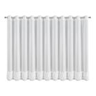 Eurofirany, zasłona gotowa, Roses 8, 400-160 cm, biały