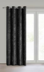 Eurofirany, zasłona gotowa, Vani, 140-250 cm, czarny