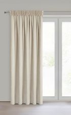 Eurofirany, zasłona gotowa, Vani, na taśmie, 140-270 cm, beżowy