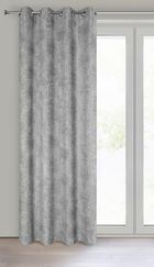 Eurofirany, zasłona zaciemniająca gotowa, Aleta, 135-250 cm, popielaty