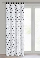 Eurofirany, zasłona zaciemniająca gotowa, Busa, na szelkach, 140-270 cm, biały