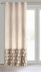 Eurofirany, zasłona zaciemniająca gotowa, Carli, 140-250 cm, beżowy