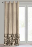 Eurofirany, zasłona zaciemniająca gotowa, Carli, 140-250 cm, ciemnobeżowy