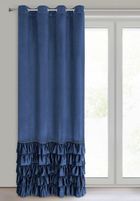 Eurofirany, zasłona zaciemniająca gotowa, Carli, 140-250 cm, granatowy