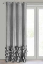 Eurofirany, zasłona zaciemniająca gotowa, Carli, 140-250 cm, srebrny