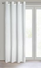 Eurofirany, zasłona zaciemniająca gotowa, d91, Rosa, 140-250 cm, biały