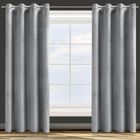 Eurofirany, zasłona zaciemniająca gotowa, D91 Rosa, 140-250 cm, szary