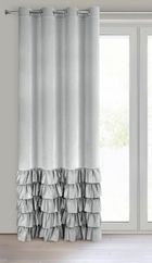 Eurofirany, zasłona zaciemniająca gotowa, Dani, 140-250 cm, srebrny