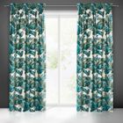 Eurofirany, zasłona zaciemniająca gotowa, Davos, na taśmie, 140-270 cm, zielony