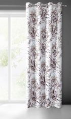 Eurofirany, zasłona zaciemniająca gotowa, Elia, 140-250 cm, brązowy